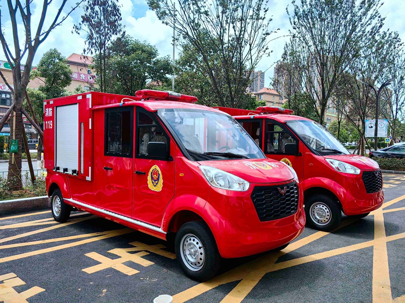 五菱M100款5座消防車